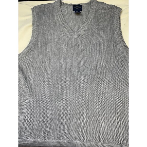 Dockers Mens Gray Knitted Pullover Sweater Vest Size M SKU 6726 - Picture 5 of 7